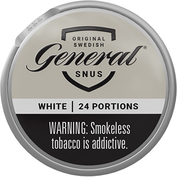 General White Portion Snus