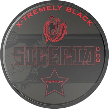 Siberia -80 Xtremely Black Portion Snus